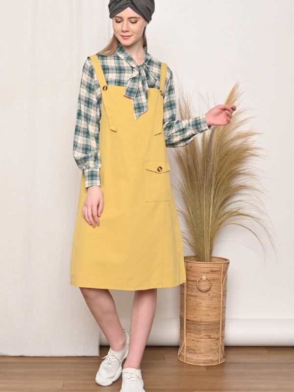 Pocket Pinafore Dress ORIGIN